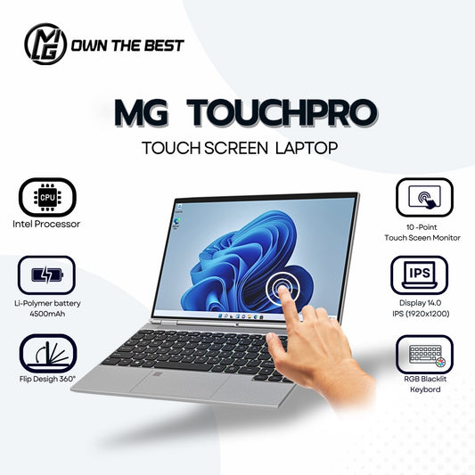 MG TouchPro LAPTOP QUADCORE TOUCHSCREEN IPS DISPLAY 14.4inch